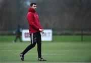 3 January 2018; Backline and attack coach Felix Jones during Munster Rugby squad training at the University of Limerick in Limerick. Photo by Diarmuid Greene/Sportsfile