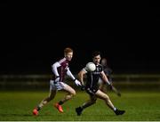 3 January 2018; Darragh Cummins of Sligo in action against Peter Cooke of Galway during the Connacht FBD League Round 1 match between Sligo and Galway at the Connacht GAA Centre in Bekan, Co. Mayo. Photo by Seb Daly/Sportsfile