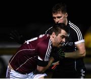 3 January 2018; Patrick Sweeney of Galway in action against Paul McNamara of Sligo during the Connacht FBD League Round 1 match between Sligo and Galway at the Connacht GAA Centre in Bekan, Co. Mayo. Photo by Seb Daly/Sportsfile