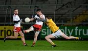 3 January 2018; Matthew Donnelly of Tyrone in action against Niall McKeever of Antrim during the Bank of Ireland Dr. McKenna Cup Section A Round 1 match between Tyrone and Antrim at the Athletic Grounds in Armagh. Photo by Oliver McVeigh/Sportsfile