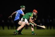3 January 2018; Jack Regan of Meath in action against Fergal Whitely of Dublin during the Bord na Mona Walsh Cup Group 3 Second Round match between Meath and Dublin at Abbotstown GAA Pitches in Abbotstown, Dublin. Photo by Stephen McCarthy/Sportsfile