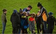 3 January 2018; Charles Dwyer of Laois signs autographs after the Bord na Mona Walsh Cup Group 2 Second Round match between Laois and Kilkenny at O’Moore Park in Portlaoise, Co Laois. Photo by Piaras Ó Mídheach/Sportsfile