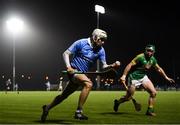 3 January 2018; Fionn Ó Riain of Dublin in action against Chris Lynch of Meath during the Bord na Mona Walsh Cup Group 3 Second Round match between Meath and Dublin at Abbotstown GAA Pitches in Abbotstown, Dublin. Photo by Stephen McCarthy/Sportsfile