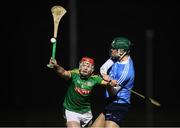 3 January 2018; Chris Crummey of Dublin in action against Jack Regan of Meath during the Bord na Mona Walsh Cup Group 3 Second Round match between Meath and Dublin at Abbotstown GAA Pitches in Abbotstown, Dublin. Photo by Stephen McCarthy/Sportsfile