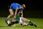 3 January 2018; Damien Healy of Meath in action against Paul Winters of Dublin during the Bord na Mona Walsh Cup Group 3 Second Round match between Meath and Dublin at Abbotstown GAA Pitches in Abbotstown, Dublin. Photo by Stephen McCarthy/Sportsfile
