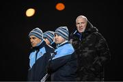 3 January 2018; Dublin manager Pat Gilroy, right, with selector Anthony Cunningham, left, and goalkeeping coach Brendan McLoughlin during the Bord na Mona Walsh Cup Group 3 Second Round match between Meath and Dublin at Abbotstown GAA Pitches in Abbotstown, Dublin. Photo by Stephen McCarthy/Sportsfile