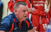 5 January 2018; Brunell head coach Kieran O'Leary during Hula Hoops Under 18 Women’s National Cup semi-final between Brunell and Glanmire at Neptune Stadium in Cork. Photo by Brendan Moran/Sportsfile