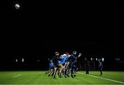 3 January 2018; Dublin players warm up prior to the Bord na Mona Walsh Cup Group 3 Second Round match between Meath and Dublin at Abbotstown GAA Pitches in Abbotstown, Dublin. Photo by Stephen McCarthy/Sportsfile