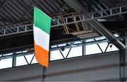 6 January 2018; A general view of an Irish tricolour during the Hula Hoops NICC Women’s National Cup semi-final match between Meteors and Killester at UCC Arena in Cork. Photo by Brendan Moran/Sportsfile