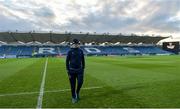 6 January 2018; Jonathan Sexton of Leinster walks the pitch prior to the Guinness PRO14 Round 13 match between Leinster and Ulster at the RDS Arena in Dublin. Photo by David Fitzgerald/Sportsfile