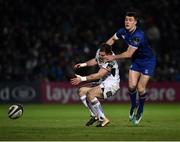 6 January 2018; Garry Ringrose of Leinster in action against Darren Cave of Ulster during the Guinness PRO14 Round 13 match between Leinster and Ulster at the RDS Arena in Dublin. Photo by Seb Daly/Sportsfile
