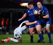 6 January 2018; Tadhg Furlong of Leinster is tackled by Stuart McCloskey of Ulster during the Guinness PRO14 Round 13 match between Leinster and Ulster at the RDS Arena in Dublin. Photo by Ramsey Cardy/Sportsfile