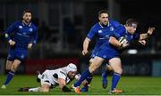6 January 2018; Sean Cronin of Leinster is tackled by Rory Best of Ulster during the Guinness PRO14 Round 13 match between Leinster and Ulster at the RDS Arena in Dublin. Photo by Ramsey Cardy/Sportsfile
