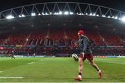 6 January 2018; Simon Zebo of Munster before the Guinness PRO14 Round 13 match between Munster and Connacht at Thomond Park in Limerick. Photo by Matt Browne/Sportsfile