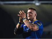 6 January 2018; Andrew Porter of Leinster following his side's victory during the Guinness PRO14 Round 13 match between Leinster and Ulster at the RDS Arena in Dublin. Photo by Seb Daly/Sportsfile