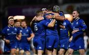 6 January 2018; Leinster players celebrate a try by Jonathan Sexton during the Guinness PRO14 Round 13 match between Leinster and Ulster at the RDS Arena in Dublin. Photo by Ramsey Cardy/Sportsfile