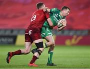 6 January 2018; Jack Carty of Connacht is tackled by Chris Farrell of Munster during the Guinness PRO14 Round 13 match between Munster and Connacht at Thomond Park in Limerick. Photo by Matt Browne/Sportsfile