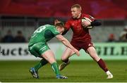 6 January 2018; Keith Earls of Munster is tackled by Eoin Griffin of Connacht during the Guinness PRO14 Round 13 match between Munster and Connacht at Thomond Park in Limerick. Photo by Diarmuid Greene/Sportsfile