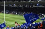 6 January 2018; A general view of supporters' flags during the Guinness PRO14 Round 13 match between Leinster and Ulster at the RDS Arena in Dublin. Photo by Seb Daly/Sportsfile