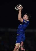 6 January 2018; Jack Conan of Leinster wins a line-out during the Guinness PRO14 Round 13 match between Leinster and Ulster at the RDS Arena in Dublin. Photo by Seb Daly/Sportsfile