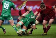 6 January 2018; Keith Earls of Munster is tackled by Quinn Roux of Connacht during the Guinness PRO14 Round 13 match between Munster and Connacht at Thomond Park in Limerick. Photo by Matt Browne/Sportsfile