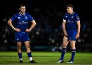 6 January 2018; Leinster players Robbie Henshaw, left, and Garry Ringrose during the Guinness PRO14 Round 13 match between Leinster and Ulster at the RDS Arena in Dublin. Photo by Seb Daly/Sportsfile