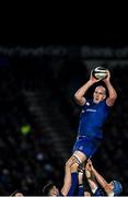 6 January 2018; Devin Toner of Leinster wins a line-out during the Guinness PRO14 Round 13 match between Leinster and Ulster at the RDS Arena in Dublin. Photo by Seb Daly/Sportsfile