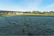 7 January 2018;  A general view of the frozen pitch in Clones prior to the Bank of Ireland Dr. McKenna Cup Section C Round 2 match between Monaghan and Donegal at St Tiernach's Park in Monaghan. Photo by Philip Fitzpatrick/Sportsfile