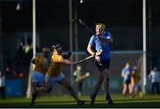 7 January 2018; Darragh Gray of Dublin in action against David Kearney of Antrim during the Bord na Mona Walsh Cup Group 2 Third Round match between Dublin and Antrim at Parnell Park in Dublin. Photo by David Fitzgerald/Sportsfile