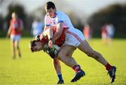 7 January 2018; Conor Dorman of Cork in action against Paul Whyte of Waterford during the McGrath Cup match between Waterford and Cork at The Gold Coast Resort in Waterford. Photo by Stephen McCarthy/Sportsfile