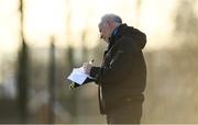 7 January 2018; Antrim manager Lenny Harbinson during the Bank of Ireland Dr. McKenna Cup Section A Round 2 match between Antrim and Cavan at Woodlands Playing Fields in Belfast. Photo by Ramsey Cardy/Sportsfile