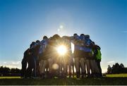 7 January 2018; Dublin players huddle before the Bord na Mona O'Byrne Cup Group 1 Third Round match between Wexford and Dublin at St. Patricks Park in Wexford. Photo by Matt Browne/Sportsfile