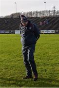 7 January 2018; Galway manager Kevin Walsh walks the pitch before the game was called off due to a frozen pitch. Connacht FBD League Round 2 match between Mayo and Galway at Elverys MacHale Park in Mayo. Photo by Piaras Ó Mídheach/Sportsfile