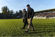 7 January 2018; Referee Noel Mooney ahead of the Bank of Ireland Dr. McKenna Cup Section C Round 2 match between Monaghan and Donegal at St Tiernach's Park in Monaghan. Photo by Philip Fitzpatrick/Sportsfile