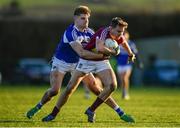 7 January 2018; James Sheerin of Westmeath in action against Shane Nerney of Laois during the Bord na Mona O'Byrne Cup Group 4 Third Round match between Laois and Westmeath at Stradbally in Laois. Photo by Sam Barnes/Sportsfile
