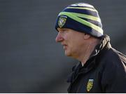 7 January 2018; Donegal manager Declan Bonner ahead of the Bank of Ireland Dr. McKenna Cup Section C Round 2 match between Monaghan and Donegal at St Tiernach's Park in Monaghan. Photo by Philip Fitzpatrick/Sportsfile