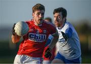 7 January 2018; Ian Maguire of Cork in action against Tommy Prendergast of Waterford during the McGrath Cup match between Waterford and Cork at The Gold Coast Resort in Waterford. Photo by Stephen McCarthy/Sportsfile