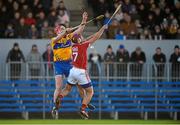 7 January 2018; Niall Deasy of Clare in action against Richard Cahalane of Cork during the Co-op Superstores Munster Senior Hurling League match between Clare and Cork at Cusack Park in Clare. Photo by Diarmuid Greene/Sportsfile