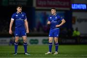 6 January 2018; Garry Ringrose, left, and Jordan Larmour of Leinster during the Guinness PRO14 Round 13 match between Leinster and Ulster at the RDS Arena in Dublin. Photo by Ramsey Cardy/Sportsfile