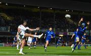 6 January 2018; Christian Lealiifano of Ulster in action against Scott Fardy of Leinster during the Guinness PRO14 Round 13 match between Leinster and Ulster at the RDS Arena in Dublin. Photo by Ramsey Cardy/Sportsfile