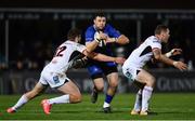 6 January 2018; Robbie Henshaw of Leinster is tackled by Stuart McCloskey of Ulsterduring the Guinness PRO14 Round 13 match between Leinster and Ulster at the RDS Arena in Dublin. Photo by Ramsey Cardy/Sportsfile