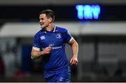 6 January 2018; Jonathan Sexton of Leinster celebrates after scoring his side's sixth try during the Guinness PRO14 Round 13 match between Leinster and Ulster at the RDS Arena in Dublin. Photo by Ramsey Cardy/Sportsfile