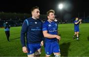 6 January 2018; Jack Conan, left, and Jordi Murphy of Leinster following the Guinness PRO14 Round 13 match between Leinster and Ulster at the RDS Arena in Dublin. Photo by Ramsey Cardy/Sportsfile