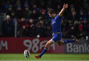 6 January 2018; Ross Byrne of Leinster during the Guinness PRO14 Round 13 match between Leinster and Ulster at the RDS Arena in Dublin. Photo by David Fitzgerald/Sportsfile