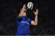 6 January 2018; Jordan Larmour of Leinster during the Guinness PRO14 Round 13 match between Leinster and Ulster at the RDS Arena in Dublin. Photo by David Fitzgerald/Sportsfile