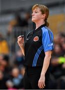6 January 2018; Referee Emma Perry during the Hula Hoops Men’s Pat Duffy National Cup semi-final match between Pyrobel Killester and UCD Marian at UCC Arena in Cork. Photo by Brendan Moran/Sportsfile