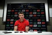 9 January 2018; Peter O'Mahony during a Munster Rugby press conference at the University of Limerick in Limerick. Photo by Diarmuid Greene/Sportsfile
