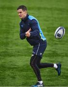 9 January 2018; Jonathan Sexton in action during Leinster Rugby squad training at Donnybrook Stadium in Dublin. Photo by Brendan Moran/Sportsfile