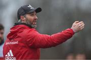 9 January 2018; Munster head of athletic performance Aled Walters during Munster Rugby squad training at the University of Limerick in Limerick. Photo by Diarmuid Greene/Sportsfile