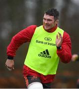 9 January 2018; Peter O'Mahony during Munster Rugby squad training at the University of Limerick in Limerick. Photo by Diarmuid Greene/Sportsfile